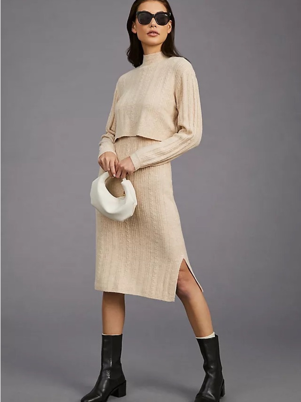 Anthropologie Current Air Sweater Dress Size XL